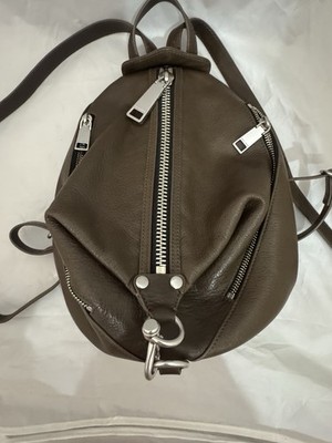 Rebecca Minkoff Mini Leather Backpack Dark Brown