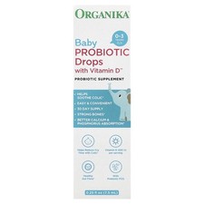 Baby Probiotic Drops with Vitamin D  , 0-3 Years, 0.25 fl oz 7.5 ml 
