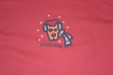 Large NWOT Women's Life is Good Chilly Dog Rocket Azalea Pink LS Crusher Tee