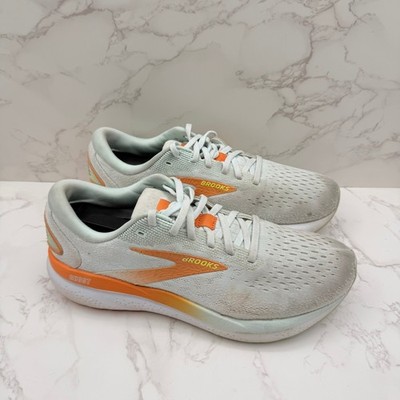 Brooks Ghost 16 Womens Running Shoes Size 9.5 Mint Orange White 1204071B411