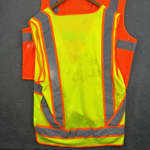 Lot of 3 High Visibility Safety Vests Stihl Glowear Radwear Orange Yellow L/XL image 5