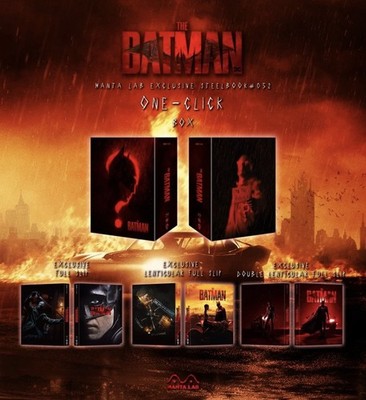 The Batman #52 (4K Ultra HD Blu-ray) Manta Lab One Click Box Fullslip Steelbook