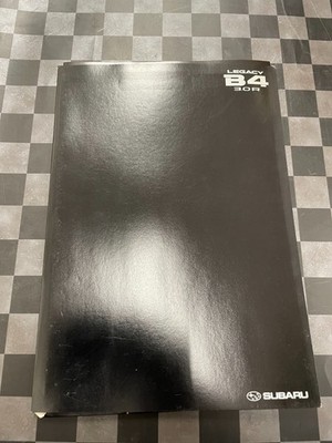 Subaru Legacy B4 3.0R BLE BL5 Catalog Brochure Folder Kit EZ30 6 Cylinder JDM