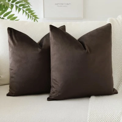 Samt Kissenbezug Kissenhülle Sofakissen Dekokissen Kissenbezüge für Sofa Wohn... - Bild 1 von 4