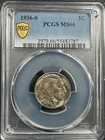 1936-S  BUFFALO NICKEL  PCGS  MS66