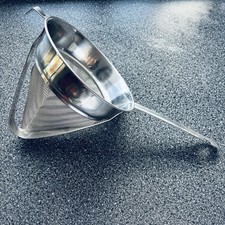 Chinois, Sieve, Passing Sieve, Fine Mesh, Bullion Strainer, Stainless steel