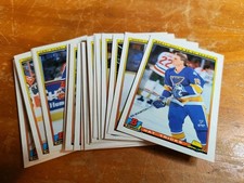 1990 Bowman🏆 HAT TRICK Complete Set Of 22 Cards NHLPA Hockey Card🏆 FAST POST
