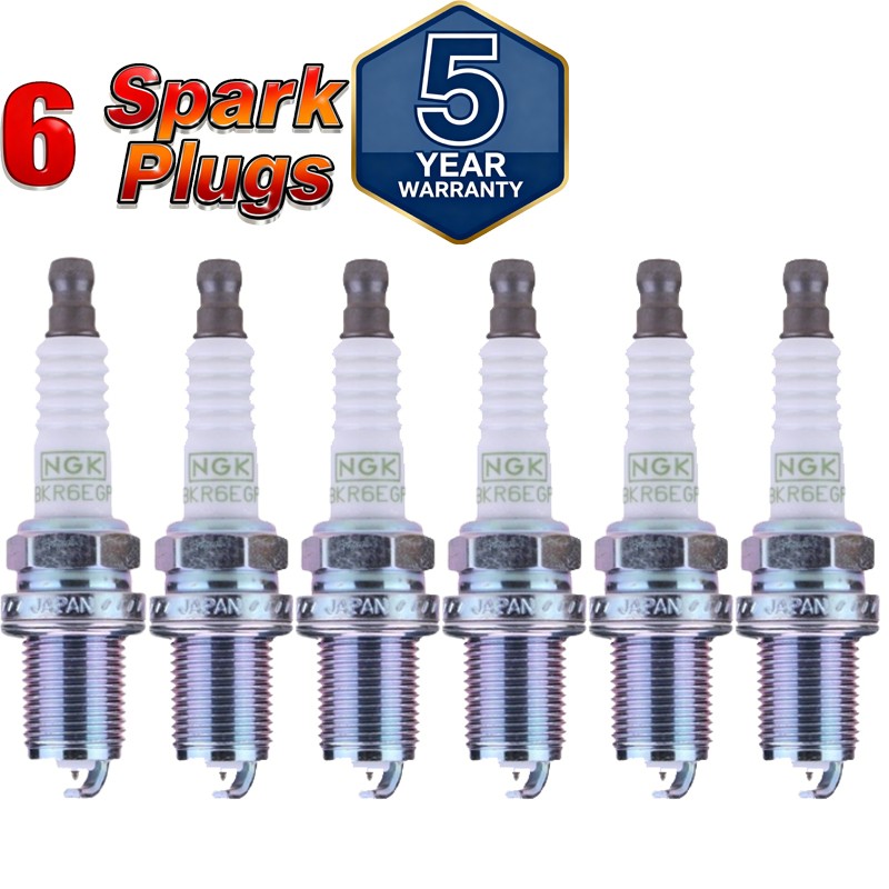 Set of 6 NGK ZFR6FGP PLATINUM Spark Plugs Kit for 2002-2012 Jeep Liberty 3.7L