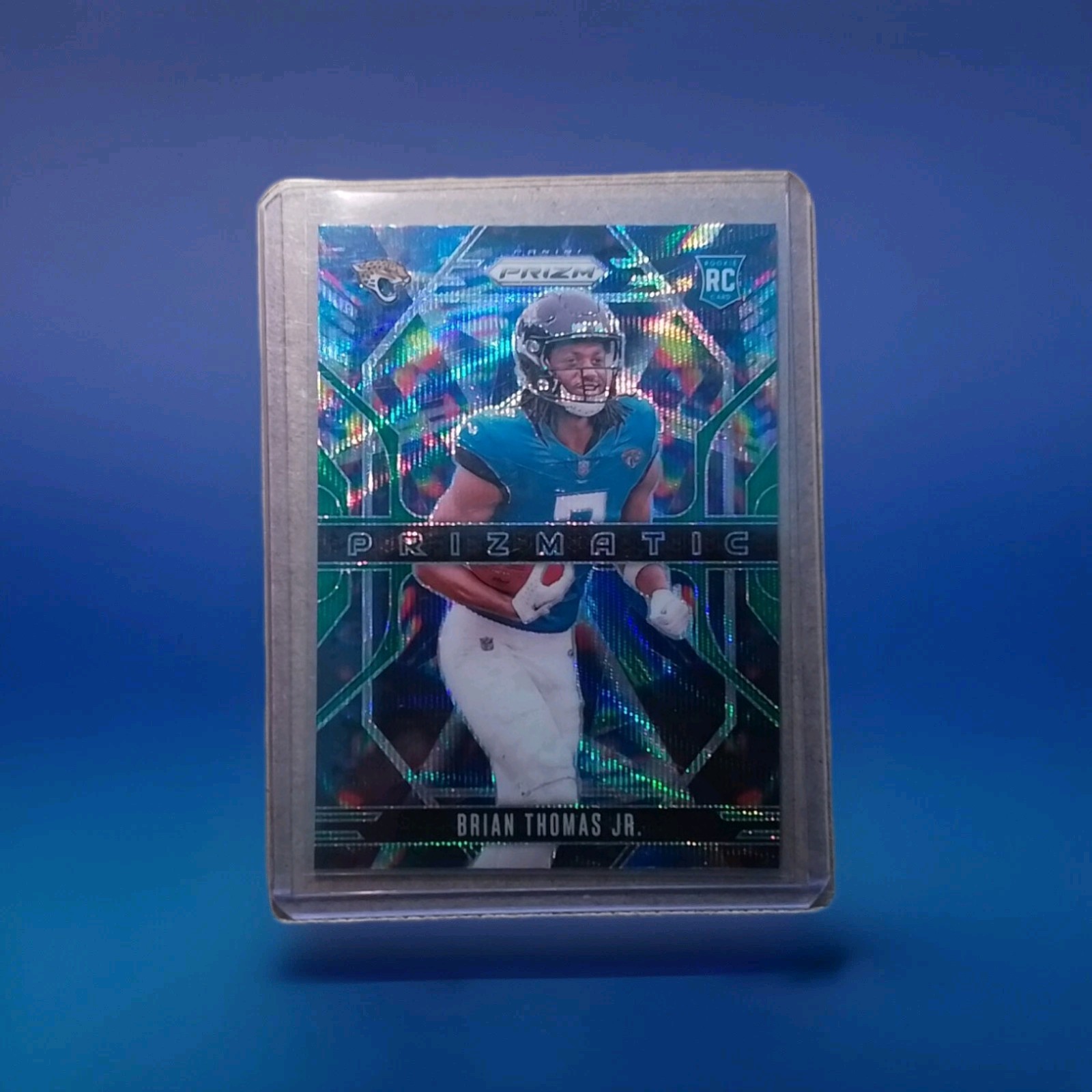 2024 Panini Prizm - Prizmatic Brian Thomas Jr. #19 Green Wave Prizm (RC)