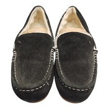 Koolaburra by UGG Lezly Slippers Womens 10W Black Faux Fur Lined Comfort Slip On