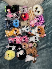 Huge Lot 21 TY Beanie Boos stuffies plush toys