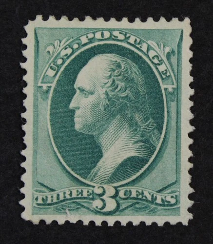 CKStamps: US Stamps Collection Scott#184 3c Washington Mint H OG Gum Disturb