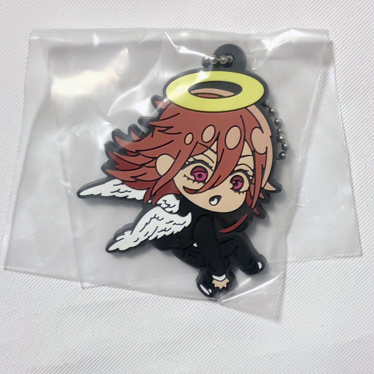 E1454 Angel Devil Chainsaw Man Reze Arc Rubber Keychain Takara