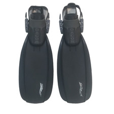DACOR Pursuit Scuba Diving Fins Adjustable Black Snorkeling Size Small