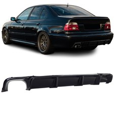 Sport Heckdiffusor Schwarz Glanz passt f&uuml;r 5er BMW E39 mit M-Paket 1995-2004