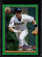 2026 Topps Craig Biggio 1991 Chrome Silver Pack Green Refractor #/99 Astros