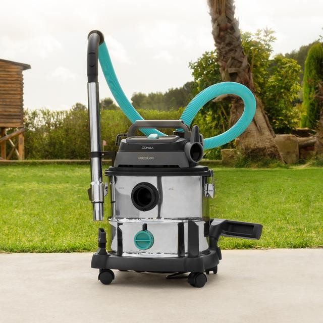 Aspirateur sans sac 1400W réservoir 20L souffleur eau et poussière