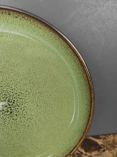 Set Of 2 Home Trends Rave Green Salad Plates 8 3/8