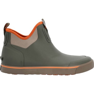 Rocky Dry-Strike Waterproof Deck Boot RKS0568 - Green & Orange Fishing Boots