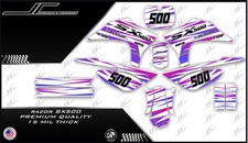 Razor SX500 graphics kit decals THICK AND HIGH GLOSS