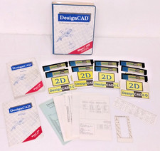 80s DesignCad 2-D ver 4.2 Professional Computer Aided Design MS-DOS Floppy Discs