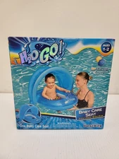 H20 Go! UV Careful Baby Care Seat 50+ UPF Blue Covered Pool Float Ages 0-1