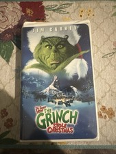 Vintage 2000 Dr. Seuss’s How the Grinch Stole Christmas  Jim Carrey Rare White