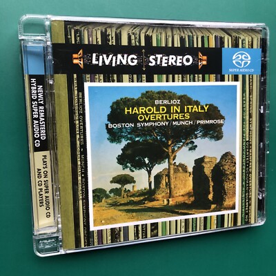 Berlioz HAROLD IN ITALY, OVERTURES Classical Super Audio SACD Boston Symphony SO