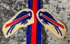 Bills  Full Size Football Helmet Decals With Stripes!  Highest Quality!!