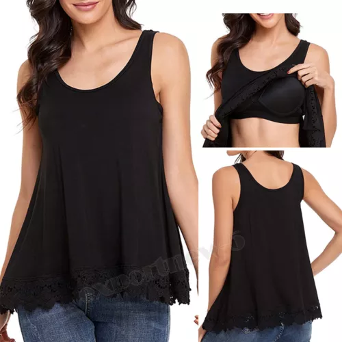 Women Plus Size Tank Tops Loose Casual Summer Top Pleated Flowy Adjustable Strap - Picture 48 of 55