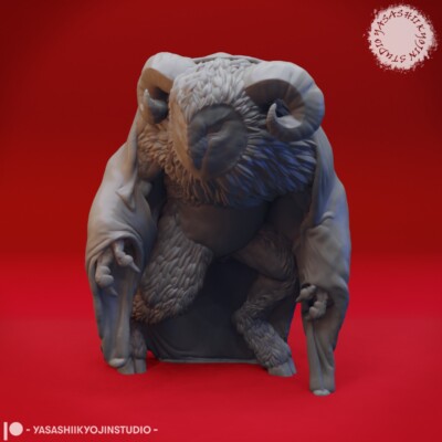 Goddess of Cold Avatar Miniature for TTRPGs like D&D 5e Pathfinder DSA
