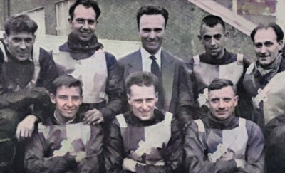 Rayleigh Rockets RAYLEIGH ROCKETS 1957 SPEEDWAY TEAM PHOTOGRAPH | eBay UK