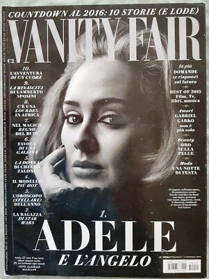 VANITY FAIR N 37 2016 DAISY RIDLEY LUCKY BLUR SMITH ADELE ADUA DEL VESCO MODE