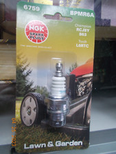 New NGK 6759 Lawn Garden Spark Plug BPMR6A, Replace Champion / Torch See Desc.