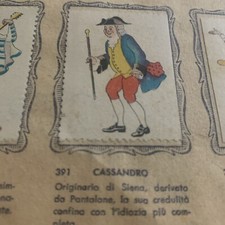 FIGURINA N.391  MASCHERE E FAVOLE  ED. MAP ANNI’50 OTTIME DA RECUPERO