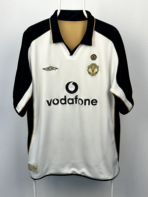 Vintage Reversible Manchester United 2001-2002 Rare Shirt Soccer