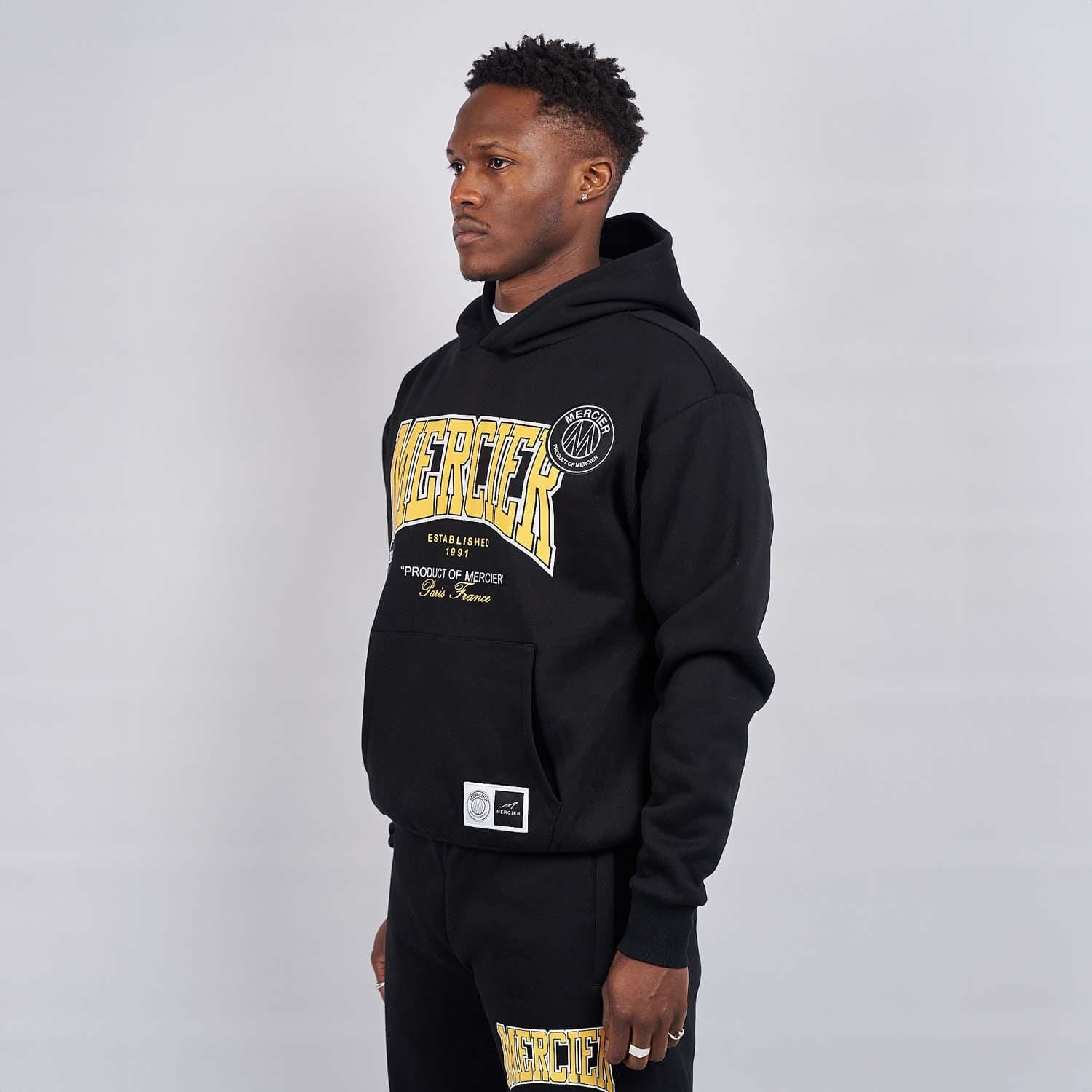 Пуловер свободного кроя Herren с капюшоном Mercier Kansas от Schwarz