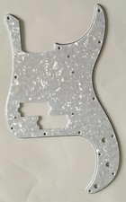 Electric Guitar Pickguard For Fender '62 Precision P Bass,4 Ply White Pearl