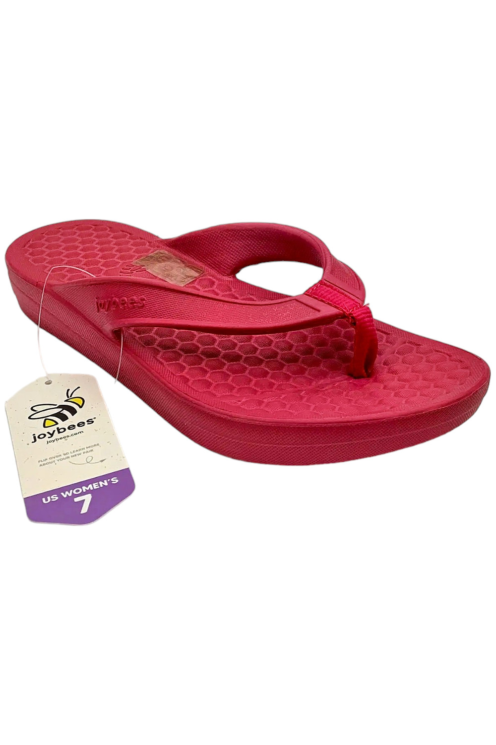 Женские шлепанцы Joybees Varsity ярко-розового цвета