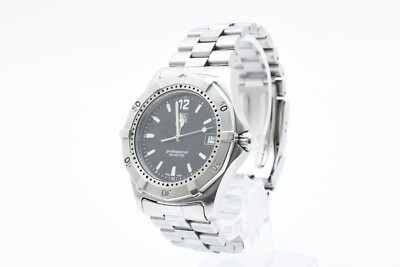 Tag Heuer 2000 WK1113-0 Professional 200m Quartz Mens Watch Black