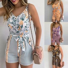Vestidos Romper De Fiesta Cortos Elegantes Para Mujer Casuales Women Sin Mangas