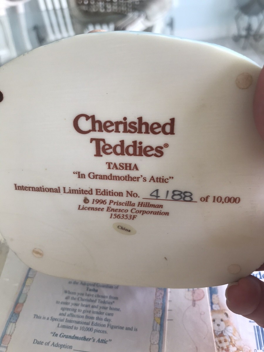 Extremely Rare Cherished Teddies Tasha International Limited