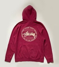 Stüssy Designs 00's Y2K Dot Logo Hoodie Made in USA sz. L