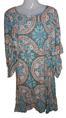 HONEYSUCKLE BEACH Printed Grey 1/2 Sleeve Dress Size XL | eBay Australia HONEYSUCKLE BEACH Printed Grey 1/2 Sleeve Dress Size XL | eBay Australia