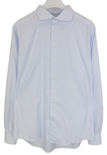 SUITSUPPLY Traveller Extra Slim Fit Formal Shirt Men's 45-7 / 17 3/4L Pinstripe