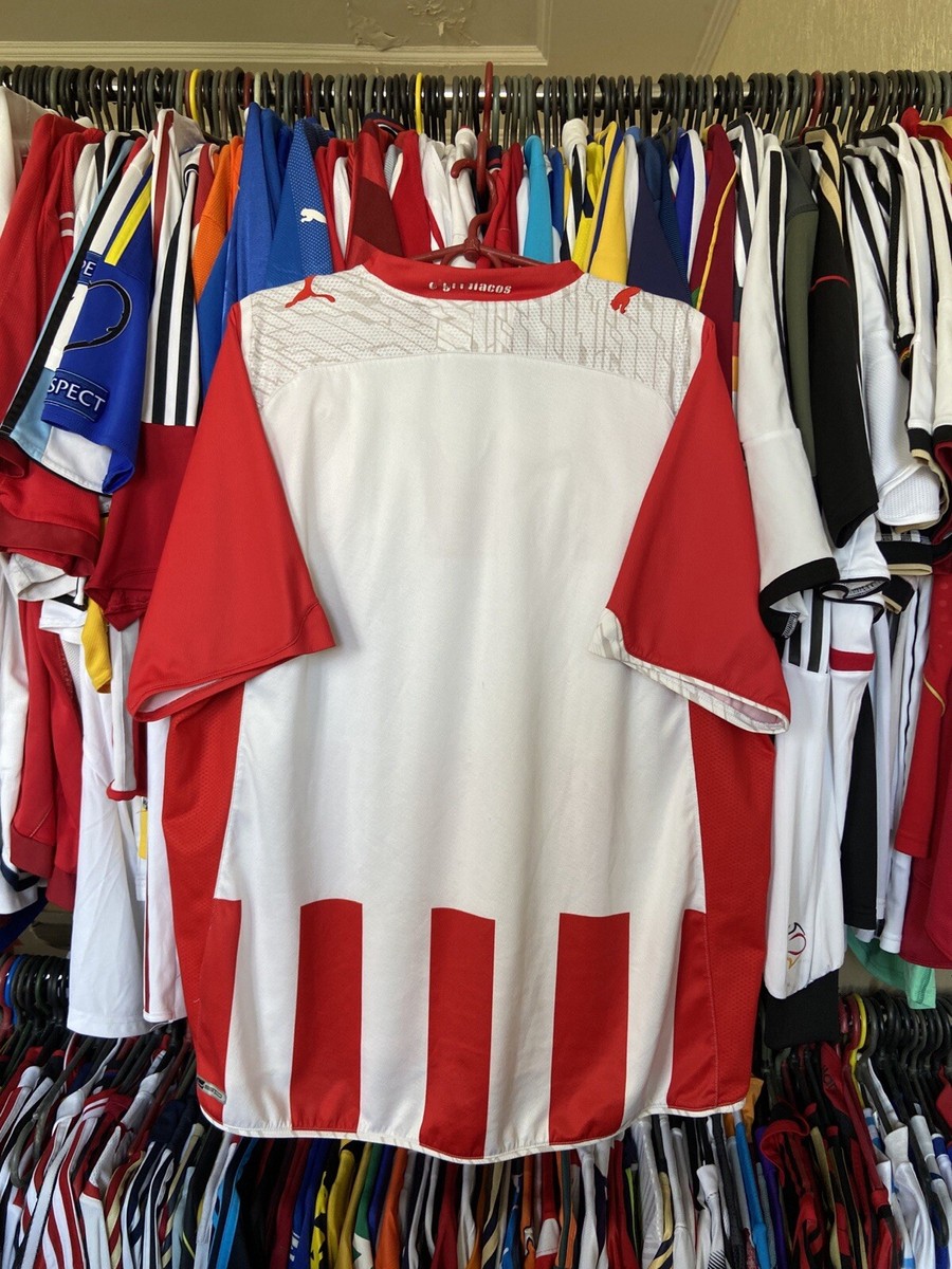 OLYMPIACOS 2009 2010 HOME FOOTBAL SHIRT SOCCER JERSEY PUMA sz XL