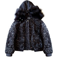 Emporio Armani Jacket Floral Reversible Embroidered Black Size 40 - Rp £618.00