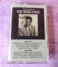 The Legendary Nat King Cole Cassette Vintage 1988 Capitol Records
