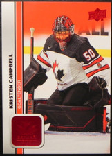 2023-24 23/24 Team Canada Juniors RED FOIL #43 Kristen Campbell
