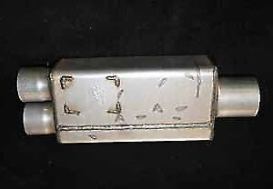 SPINTECH MUFFLER Super Pro 9000 series 3'' Dual In / 3'' Single Out 9447